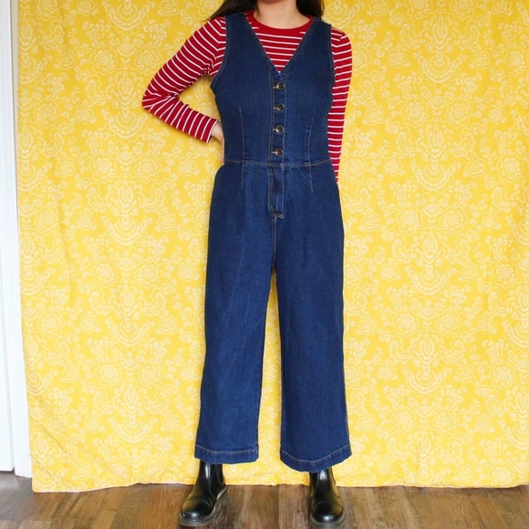 Universal Thread Denim - Universal Thread Denim Jumpsuit